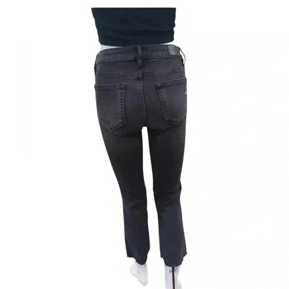 Hidden Black Raw Hem Skinny Stretchy High Rise Ankle Jeans Size 26 - Picture 3 of 12